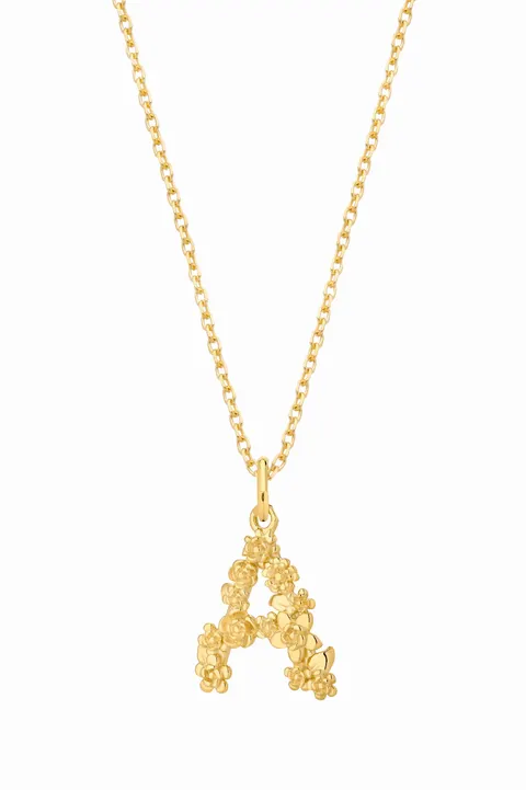 Naszyjnik Classic Letter Gold (literka do wyboru)