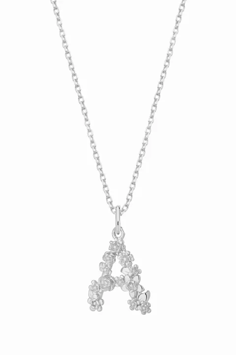 Naszyjnik Classic Letter Silver (literka do wyboru)