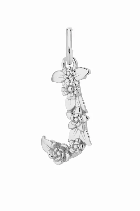 Zawieszka J Blossom Letter Silver