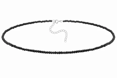 Choker Black Onyks Silver