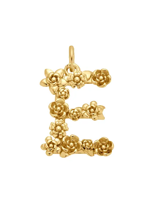 Zawieszka E Blossom Letter Gold