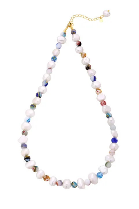 Naszyjnik Fleur Pearls Gold