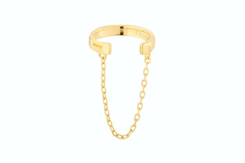 Nausznica Chinsy Gold
