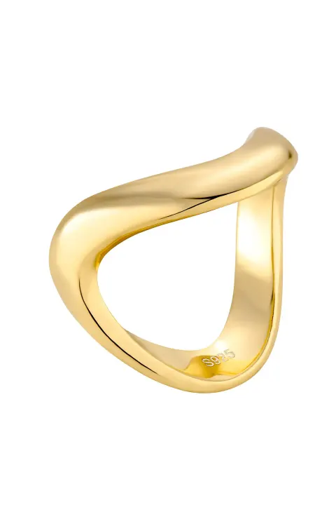 Pierścionek Waves Gold
