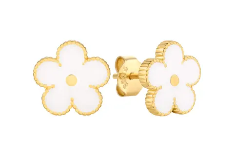Kolczyki Kwiatuszki Wildflower Gold