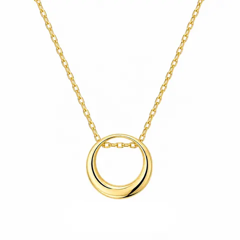 Naszyjnik z kółkiem Eclipse Gold