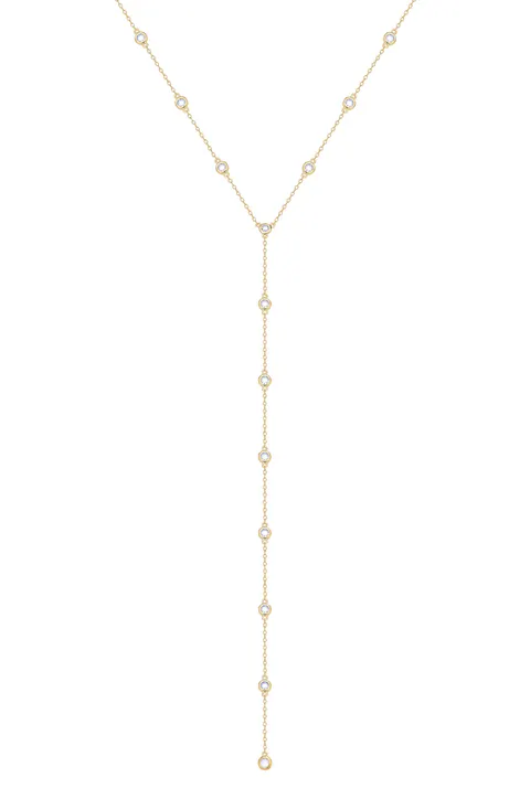 Naszyjnik Lariat Praline Gold