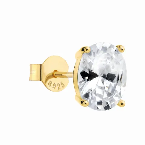 Kolczyk owalny Chic Mini Gold