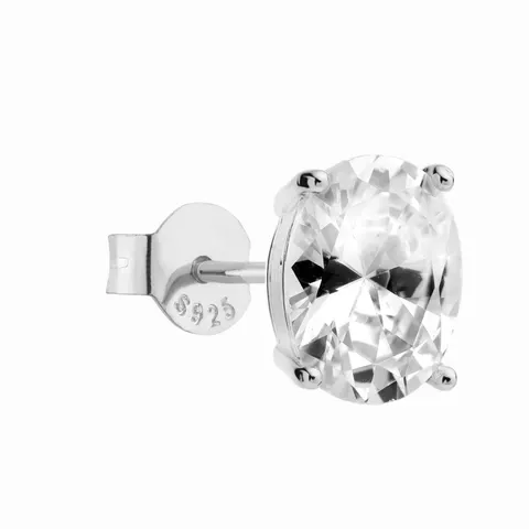 Kolczyk owalny Chic Mini Silver