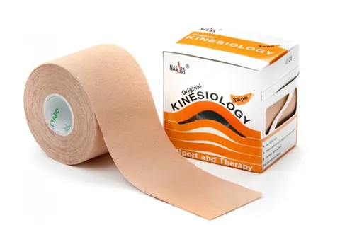 Oryginalne Plastry Kinesiology Tape - BEŻOWY - CIELISTY (Nasara)