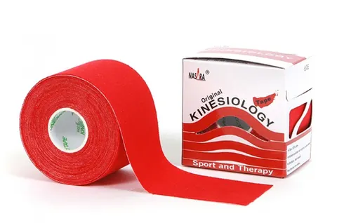 Oryginalne Plastry Kinesiology Tape - CZERWONY (Nasara)