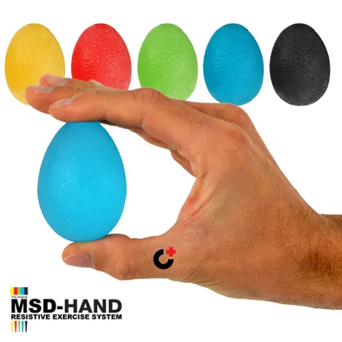Silikonowe jajko do ćwiczenia ręki (MSD Squeeze egg)