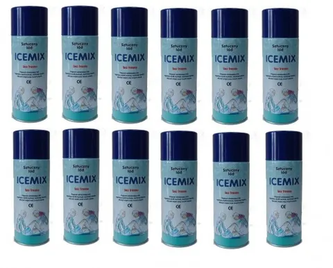 ZESTAW 12 puszek Spray chłodzący zamrażacz 400ml ICEMIX (coolant)