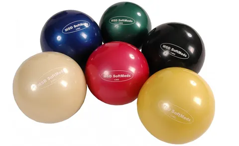 Miękka PIŁKA LEKARSKA winylowa - 11cm (SOFT MEDICINE BALL)
