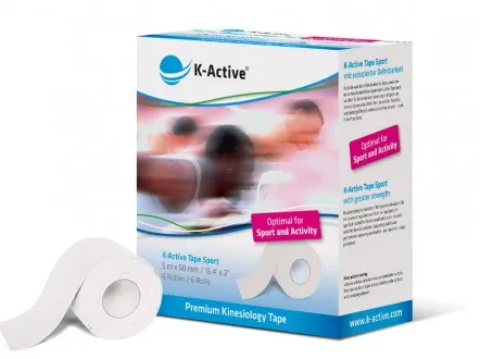 Kinesiology K-Active SPORT Tape 5m WZMOCNIONY (NITTO DENKO)