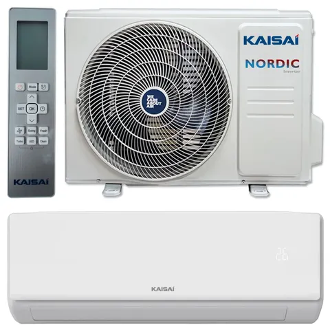 Klimatyzator ścienny KAISAI NORDIC 3,5/3,8 kW z grzałką WiFi