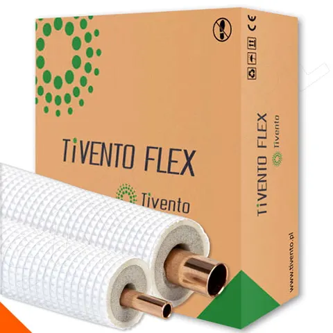 Rura miedziana w otulinie TIVENTO FLEX 1/2 - 25mb