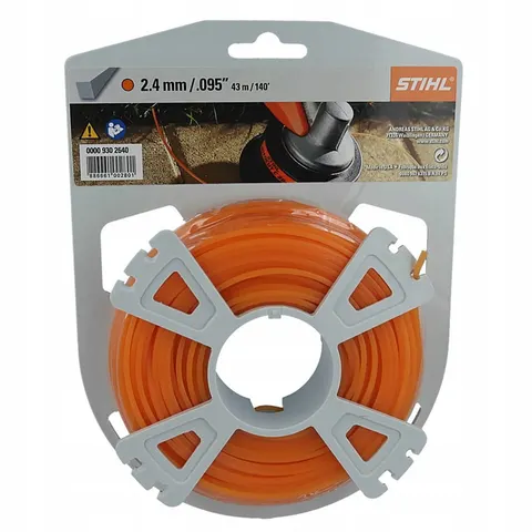 Żyłka tnąca STIHL kwadratowa 2.4mm x41m pomarańcz