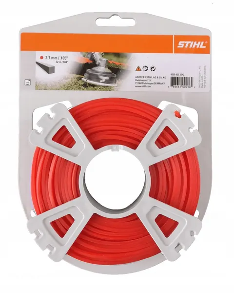 Żyłka tnąca STIHL kwadratowa 2.7mm x32m czerwona