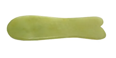 Profesjonalny skrobak do masażu Gua Sha - jadeitowy przyrząd do scrapingu (Fish ADJ12)
