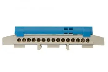 Listwa zaciskowa w korpusie 15x16mm2 niebieski