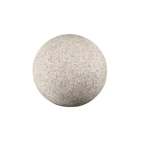 Oprawa ogrodowa STONO 20N 1xE27, kula fi.200 granit (imitacja kamienia) jasnoszary