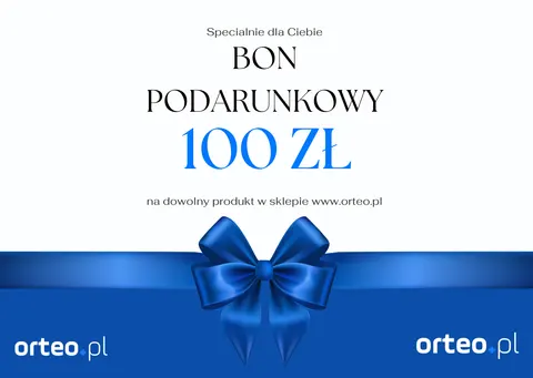 Voucher bon podarunkowy o wartości 100 złotych www.orteo.pl