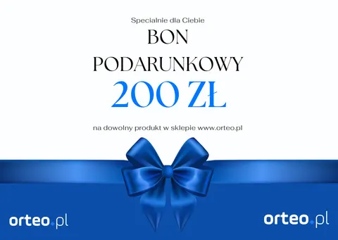 Voucher bon podarunkowy o wartości 200 złotych www.orteo.pl