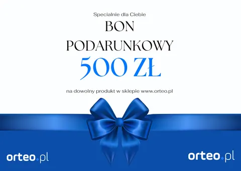 Voucher bon podarunkowy o wartości 500 złotych www.orteo.pl
