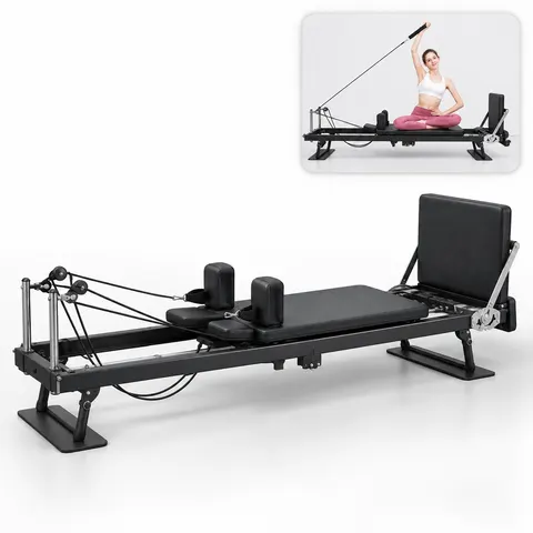 Reformer do pilatesu składany z regulacją oporu ORTEO PR48042