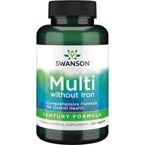 Swanson Century Formula bez żelaza - (130 tab)