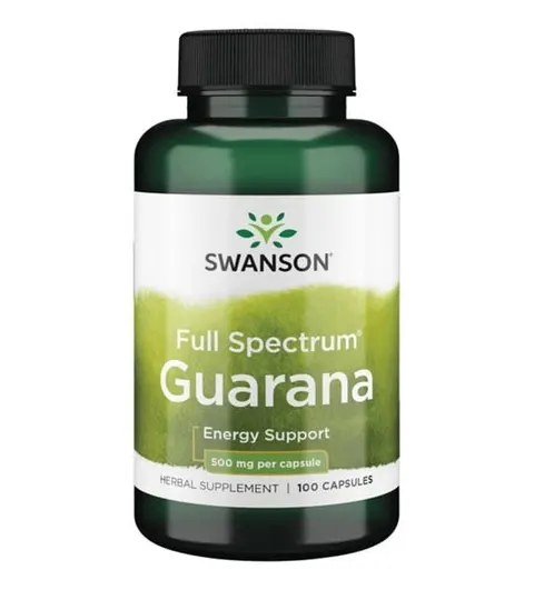 Swanson Guarana 500mg - (100 kap)