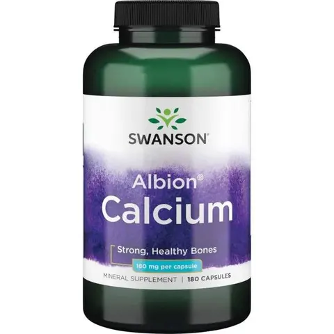 Swanson Albion Chelat Wapnia 180mg - (180 kap)