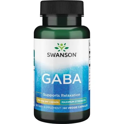 Swanson GABA Forte 750mg - (60 kap)