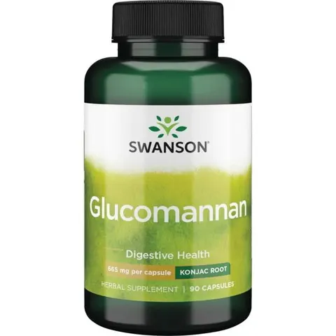Swanson Glucomannan Glukoman (Błonnik / Konjac) - 665mg (90 kap)