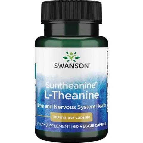 Swanson L-Theanine Suntheanine Teanina 100mg - (60 kap)