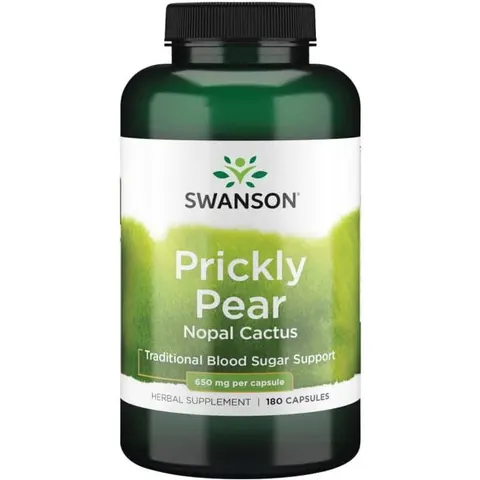 Swanson Prickly Pear Cactus (Kaktus opuncja) - 650mg - (180 kap)