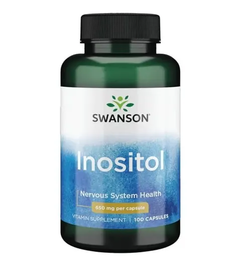 Swanson Inozytol 650mg - (100 kap)