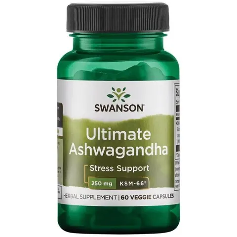 Swanson Ashwagandha KSM-66 250mg - (60 kap)
