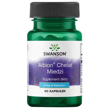 Swanson Albion Chelat Miedzi 2mg - (60 kap)