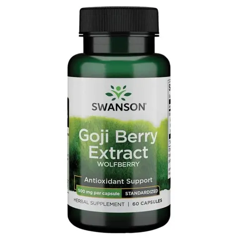 Swanson Goji ekstrakt 500mg - (60 kap)