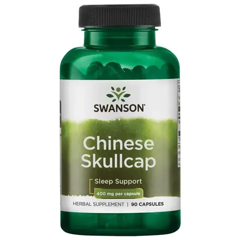 Swanson Chinese Skullcap (tarczyca bajkalska) 400mg - (90 kap)