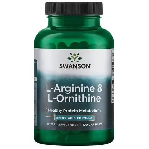 Swanson L-Arginina & L-Ornityna - (100 kap)