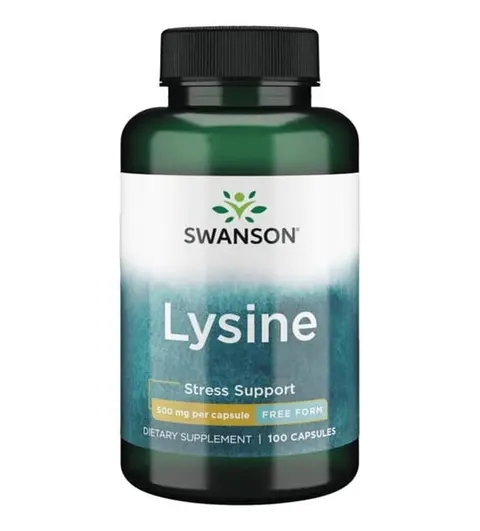 Swanson L-Lizyna 500mg - (100 kap)