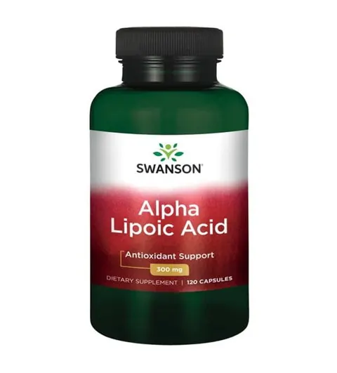Swanson ALA (kwas alfa liponowy) 300mg - (120 kap)
