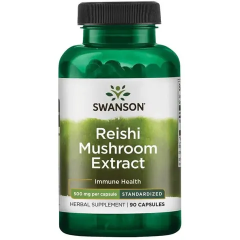 Swanson Reishi Mushroom Extract 500mg - (90 kap)