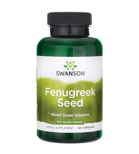 Swanson Fenugreek (kozieradka) 610mg - (90 kaps)