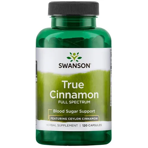 Swanson True Cinnamon (cynamon cejloński) 300mg - (120 kap)