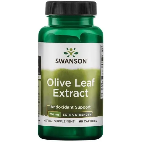 Swanson Olive Leaf Extract (liść oliwny) 750mg - (60 kap)