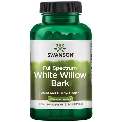 Swanson White Willow Bark (kora wierzby białej) 400mg - (90 kap)